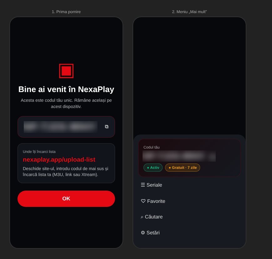 NexaPlay on an Android phone
